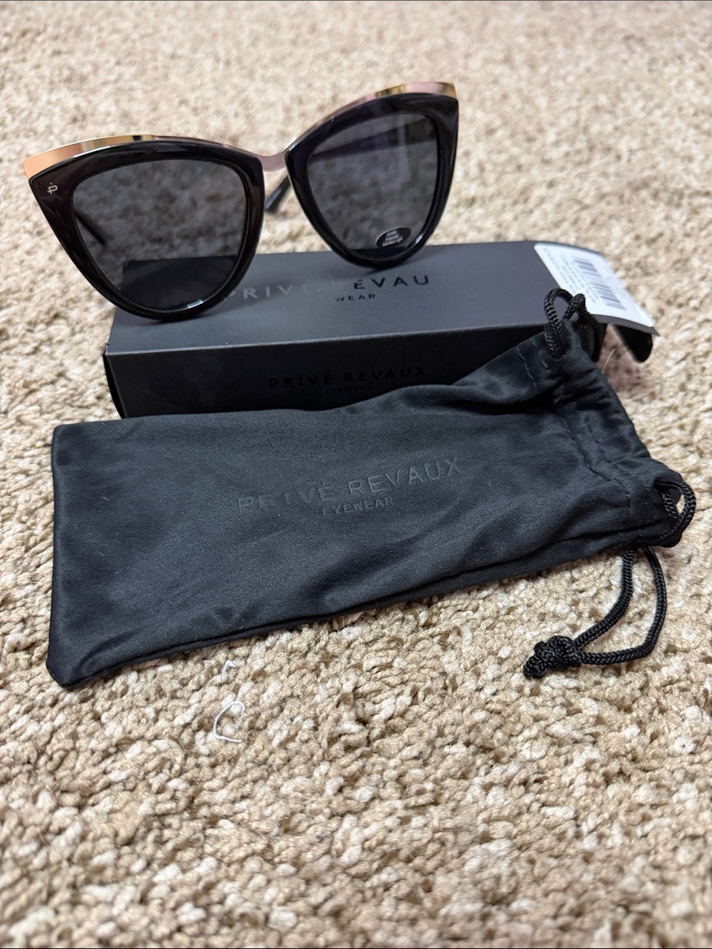 Prive Revaux Women’s The Juliet Black Sunglasses